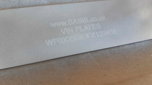 VIN Plates -VIN stickers decals & Plates SASIS UK